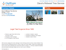 Tablet Screenshot of chicagoemergencytreeservice.com